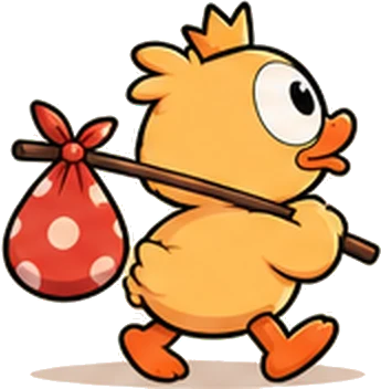 Neo walking with his bindle